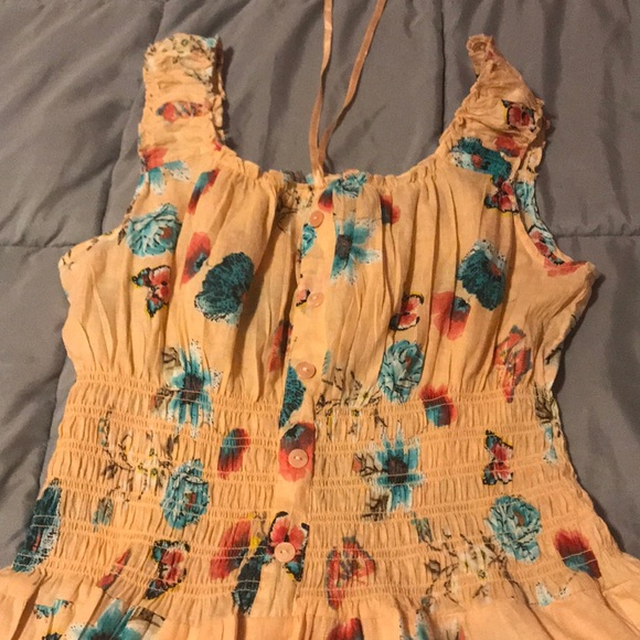 Pink butterfly dress, size L - Picture 2 of 2